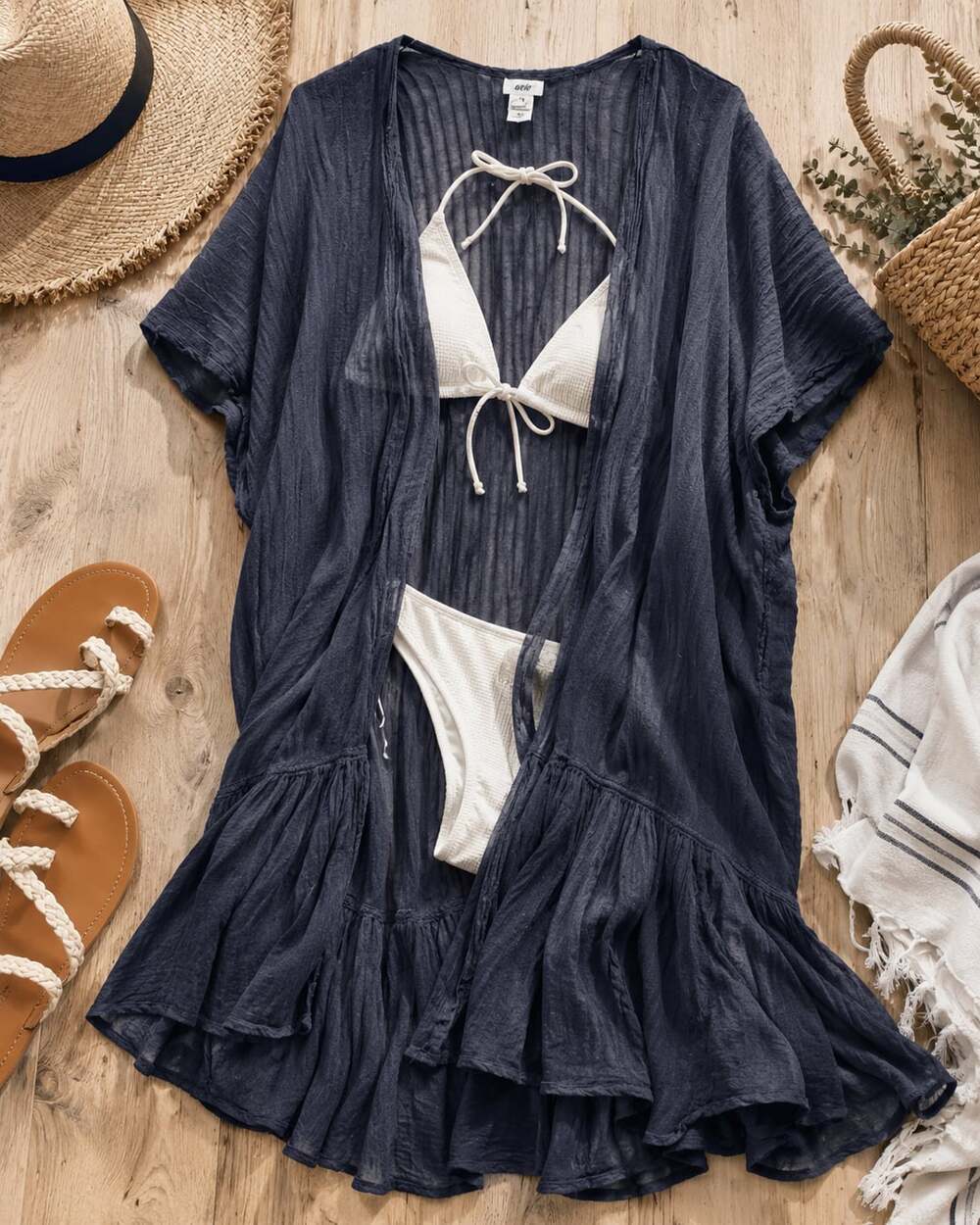 Aerie Semi-Sheer Swim cover up (v1)